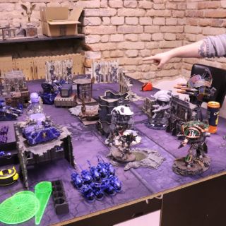 #warhammercommunity #warhammer30k #ogridoupe Horus Heresy, kapitula Night Lords vs Knight Household 💪